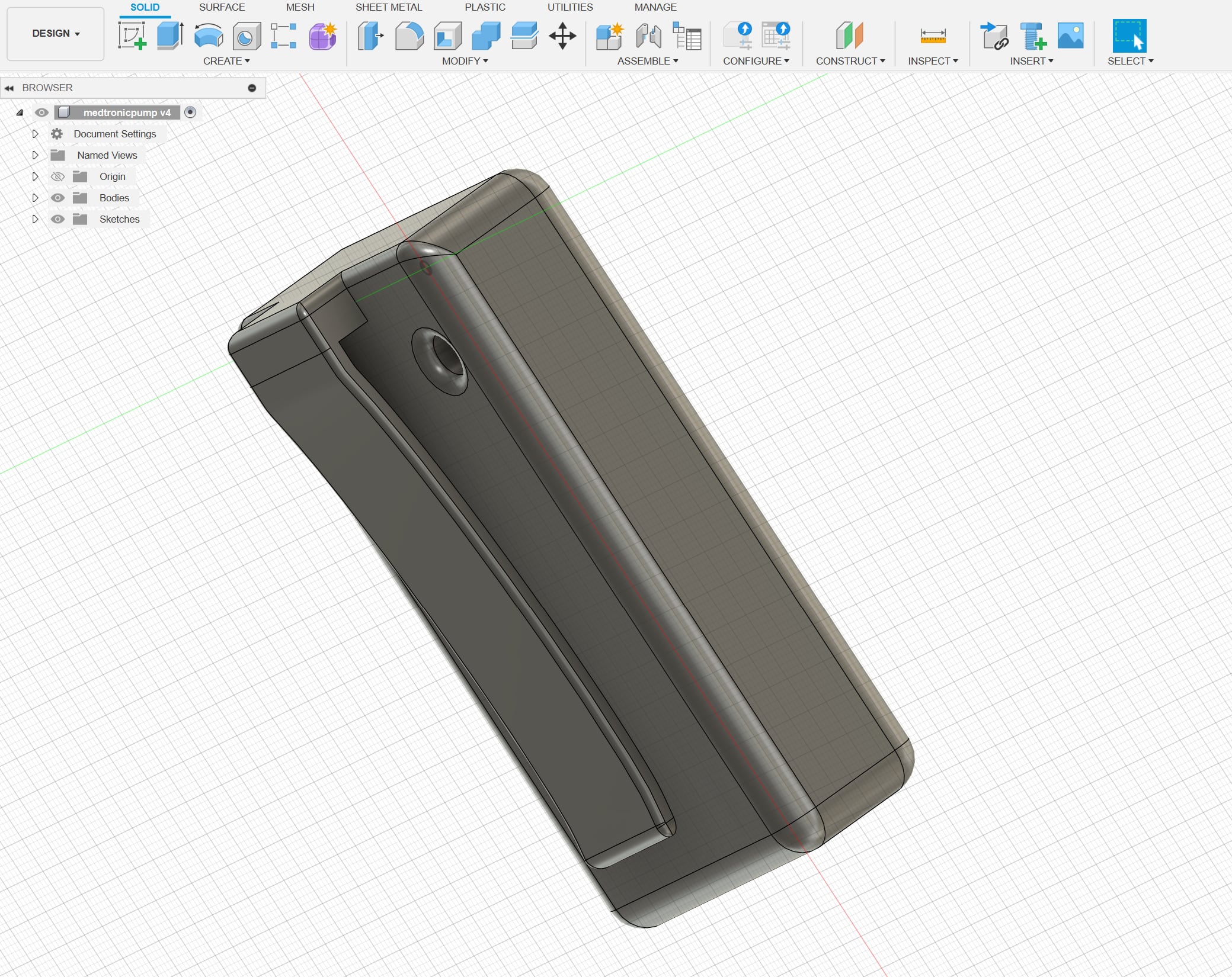 3D printed insulin pump